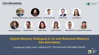 Live Discussion: AI and Holocaust Memory