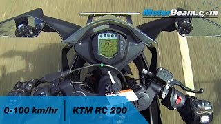 KTM RC 200 Video