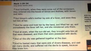 A Video Devotional: Did/Does Jesus Heal by the power of suggestion, or The Power Of God?