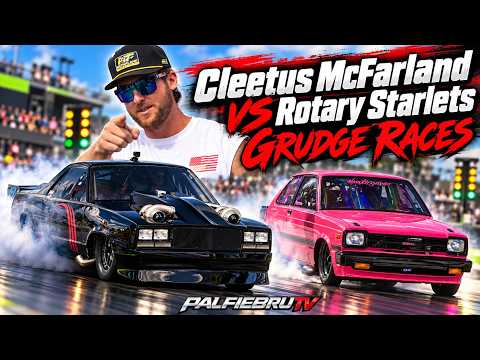 Cleetus McFarland vs Rotary Starlets Grudge Races at Orlando Speedworld