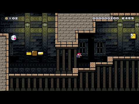 Mini Ghost House by Дтıας ƒтщ! - SUPER MARIO MAKER - NO COMMENTARY 1AU