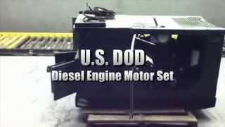 preview picture of video 'US DoD NATO Standard OTAN Motor Diesel Engine Set on GovLiquidation.com'
