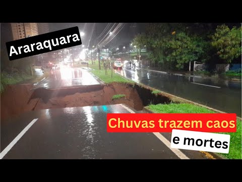 ⛈️ Araraquara devastada pelas chuvas intensas