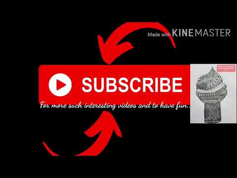 Easy Icecream Mandala /Icecream Doodle Art