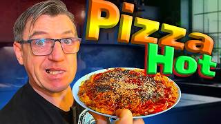 #пиццадомашняя из самой острой лапши в мире -  BULDAK 3X  СПИСИ. НО! Пиццу из Buldak 3X Spicy  мы уже делали на канале и не единожды, но некто из вас, снова написал я хочу пиццу из Buldak 3X Spicy. Ну мы можем, нам не сложно. Тем более