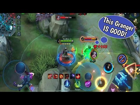 PLAYING SOLO RANK GAME WITH GRANGER WAS NEVER BEEN THIS EASY! | BEST GRANGER BUILD - Akobida MLBB