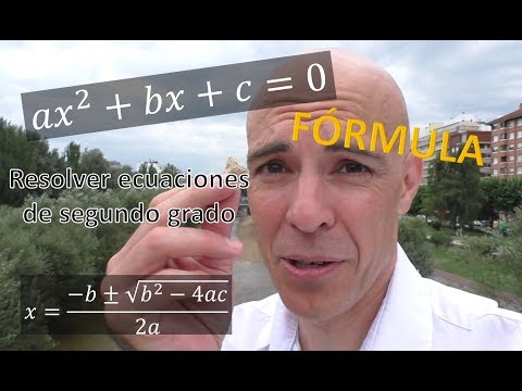 RESOLVER ECUACIONES DE SEGUNDO GRADO FÁCILMENTE. Fórmula general