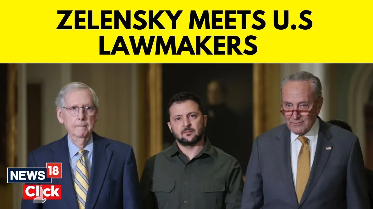 Zelensky Begins Aid Push in Washington, Casting Inaction as Win for Putin | English News | N18V