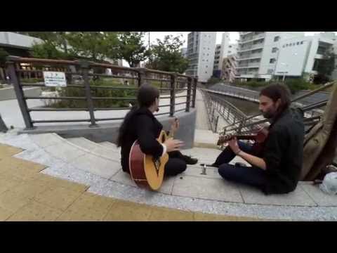 improv with Tripman 3 - Jam at Tokyo Skytree  墨田区 - Japan / Guitar&Bass