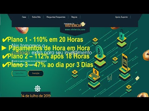 "URGENTE" VISTERCIA - PROVA DE PAGAMENTO AO VIVO+REINVESTIMENTO EM BITCOIN