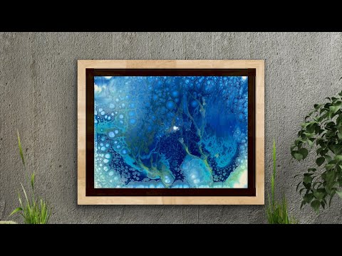 DEEP SEA DIVING - Colourarte Pearl Pour #acrylicpouring #fluidart #pearlpour #colourarte
