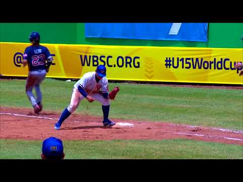 Highlights: USA v Chinese Taipei - U-15 Baseball World Cup 2018