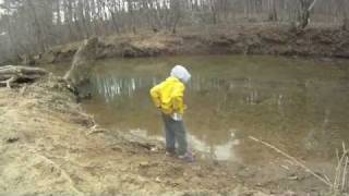preview picture of video 'Fishing the Pigg River with Pierce January 2012'