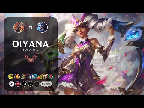 Qiyana Mid vs Talon - KR Grandmaster Patch 12.23