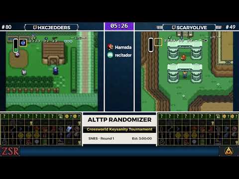 ALttPR Crossworld Keysanity Tournament: Round 1 - hXcjedders vs. Scaryolive