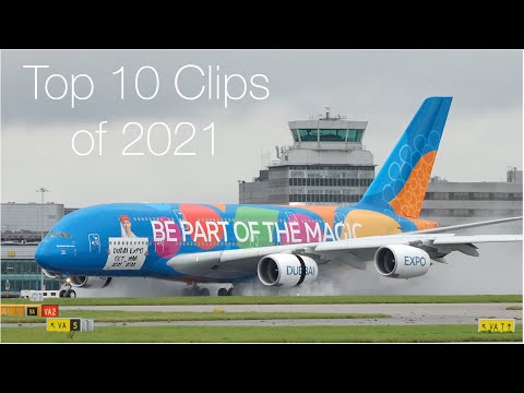 2021 - A Year Of Aviation - Top 10 Plane Spotting Videos - MT Aviation