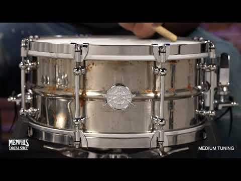 Dunnett Classic 14x6.5 Model 2N Carbon Steel Snare Drum - Farm Patina (65142N-CS-FARM)