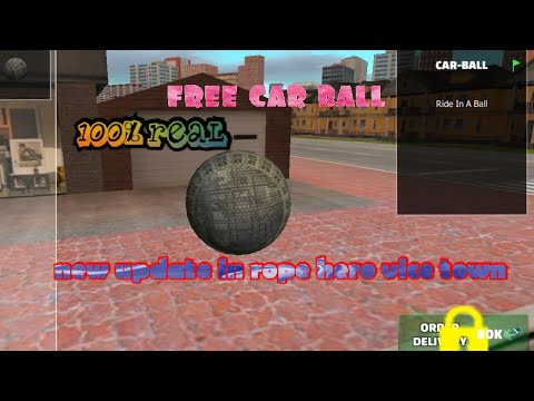 Rope hero vice town | new car ball update | trick 2021