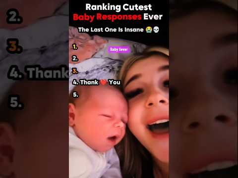 Ranking Cutest Baby Responses Ever 😭💀 #baby #babyfirstwords #cutebabies #funny #chuchutv