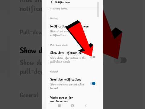 Show Data Used Notification | How To Show Data Information | #sorts #viral #tech #trending