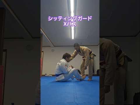 #シッティングガード #Xパス #パスガード #bjj #jiujitsu #ブラジリアン柔術  #格闘技 #北海道 #北見市