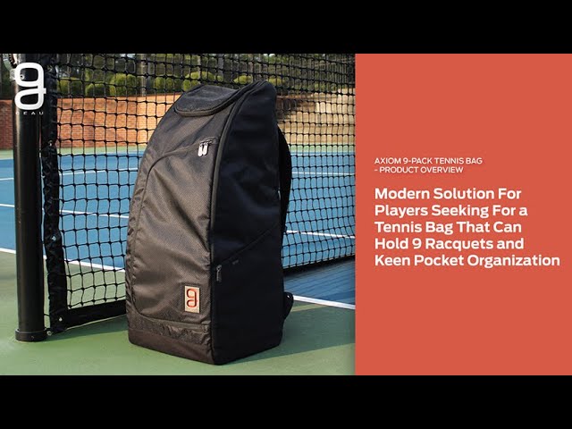 Geau Sports - Axiom 9-Pack Tennis Bag v1.5. - Blac...