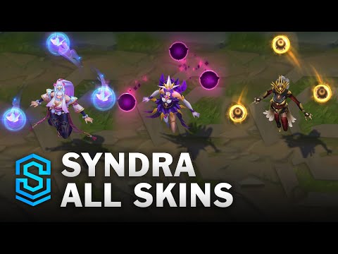 Syndra All Skins  | Snow Day, Atlantean, Star Guardian etc | League Of Legends