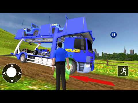Grand Police Vehicles Transport Truck - Android Gameplay #1