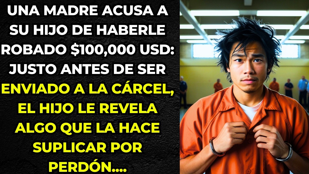 UNA MADRE ACUSA A SU HIJO DE HABERLE ROBADO $100,000 USD: JUSTO ANTES DE SER ENVIADO A LA CÁRCEL...