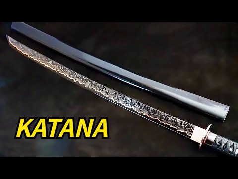 Forging a Kumai Katana from Twisted Damascus Steel #forging