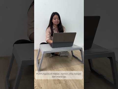 Gambar Odi Meja Laptop Lipat - Pink