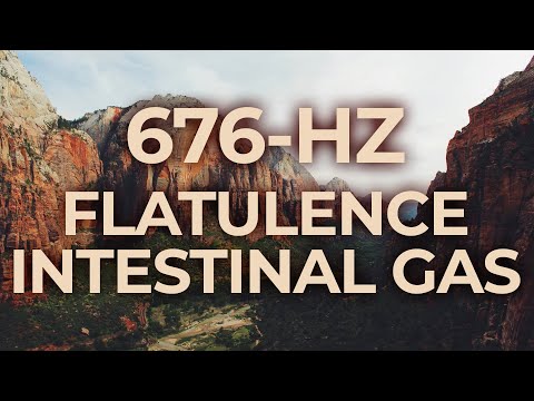 676-Hz Music Therapy for Flatulence and Intestinal Gas | 40-Hz Binaural Beat | Healing, Relaxing