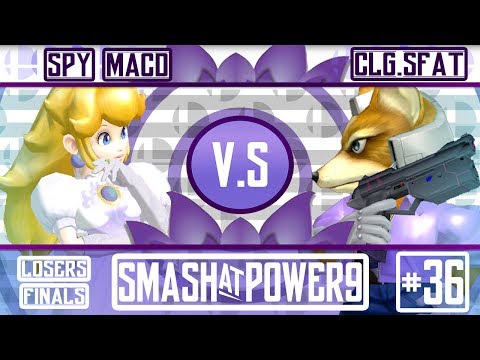 SAP9 #36 - SPY | MacD (Peach) VS Squid (Falco) - Losers Semis