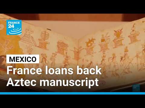 Prized Aztec codex returns to Mexico on loan
