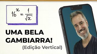 GAMBIARRA solves equation with X in base and exponent! 😮 [Vertical]