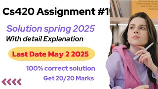 Download the video "CS420 Assignment 1 Solution Spring 2025 | Complete Solution with Explanation"