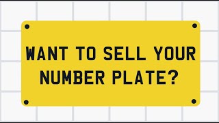 Sell A Number Plate - Free Number Plate Valuation