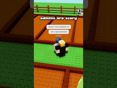 My garden was DELETED by an admin in Grow A Garden #growagarden #roblox