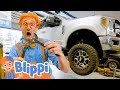 Big Day At The Garage With Cars Trucks Vehicles With Tools Song Educational Videos For Kids
