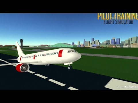 Полное Обучение в Pilot Training Flight Simulator( роблокс)