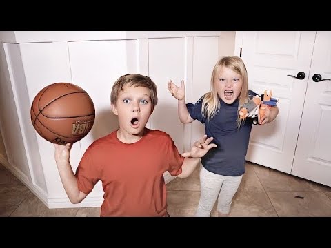 BRO VS. SIS Trick Shot Challenge!