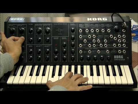 KORG MS-20 SOUND Part 1/6 - Basic sound