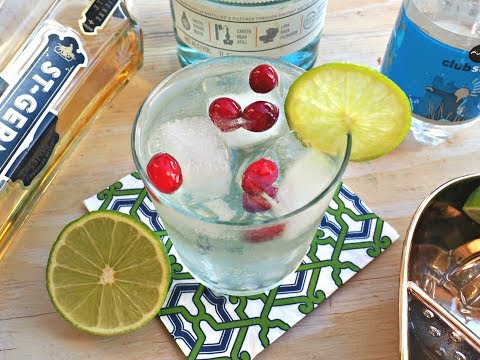 Cocktail Recipe: Elderflower & Vodka Soda by Everyday Gourmet with Blakely