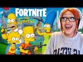 PLAYING FORTNITE X THE SIMPSONS FOR THE FIRST TIME