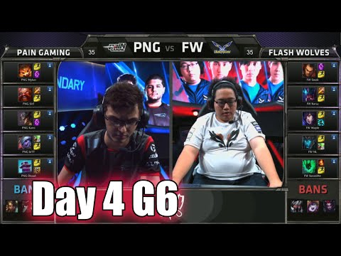 paiN Gaming vs Flash Wolves | Day 4 Game 6 Group A LoL S5 World Championship 2015 | PNG vs FW D4G6