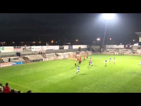 Gol del Lleida Esportiu a Reus