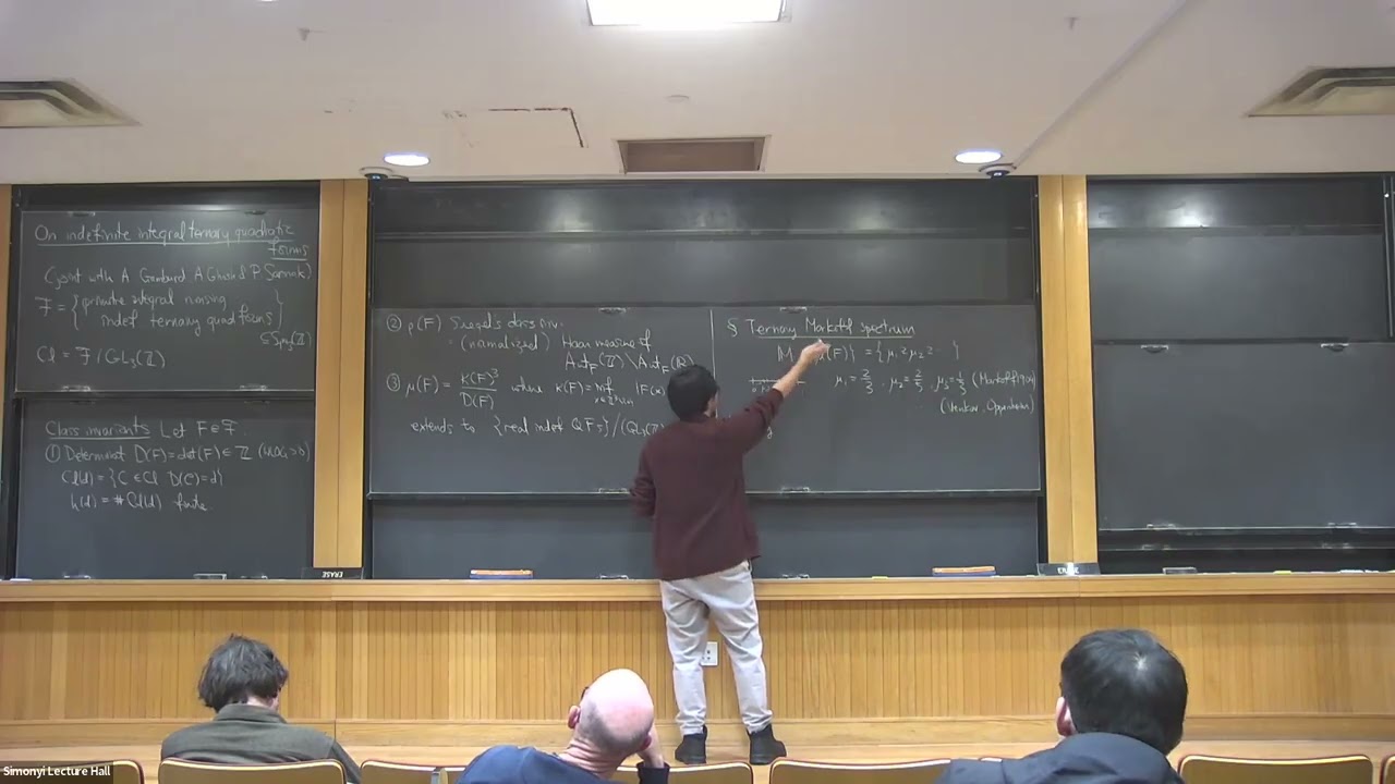 On Indefinite Integral Ternary Quadratic Forms