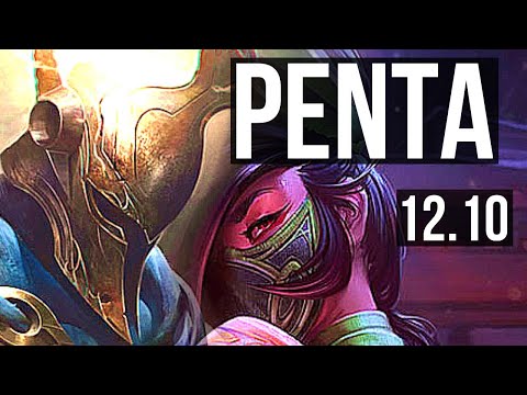 PANTHEON vs AKALI (TOP) | Penta, 1.4M mastery, 700+ games | EUW Master | 12.10