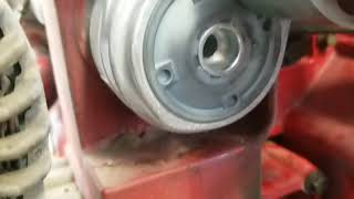CUMMINS ISX SINGLE CAM A/C BELT, PULLEY, AND TENSIONER REPLACEMENT