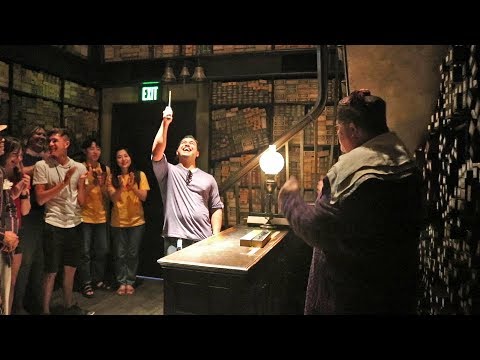 Ollivanders Wand Selection Ceremony- The Wizarding World of Harry Potter